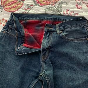 Old Navy flannel lined jeans